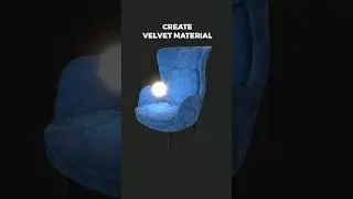 Create Velvet Material in 60 seconds #archviz #vray