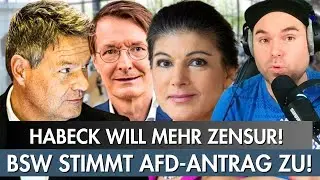 BSW stimmt Antrag der AfD, für C0R0NA-AUSSCHUSS zu! | Habeck will ZENSUR! | Lauterbachs Versprechen
