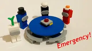 Among Us EMERGENCY Table in LEGO (Tutorial)