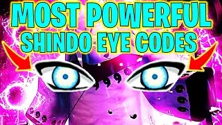 ⭐MOST POWERFUL EYE CODES IN SHINDO LIFE⭐
