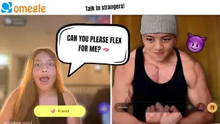 BABY FACE TROLLING PEOPLE ON OMEGLE.. CAN YOU FLEX FOR ME? 🫦