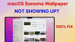 Sucks! macOS Sonoma Wallpaper NOT Working Issue? 100% Fix | Reset NVRAM Mac