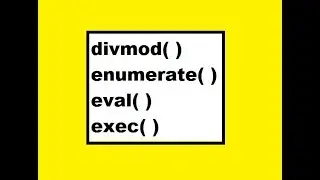 Python Standard Library Functions Part 11