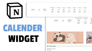 Best Notion Widget | Notion Calendar Widget