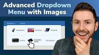 Advanced Dropdown Menu With Images Using HTML CSS & Javascript