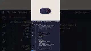 Amazing Toggle Button Using HTML CSS #coding #htmlcss #webdesign #webdevelopment #programming #viral