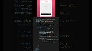 HTML CSS JS Image Input Preview