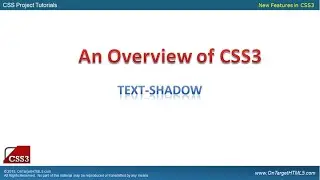 23009-CSS3 - Text Shadow Property