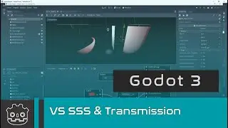 Godot 3 - Visual Shaders Subsurface Scattering & Transmission