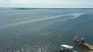По мосту через Волгу на поезде