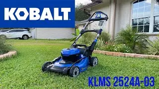 Kobalt 24-volt Self Propelled Electric Lawn Mower (KLMS 2524A-03) - Unboxing & Review