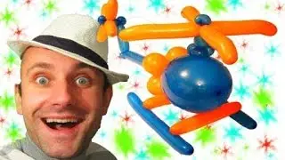 Вертолет из шариков аэродизайн ★ helicopter from balloons