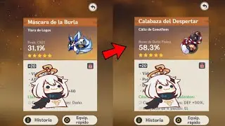 Subiendo Artefactos para Eula🤞Genshin Impact