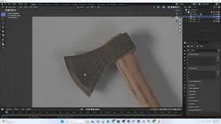 How to Model a axe in Blender