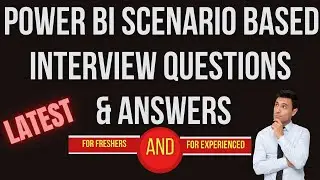 Power bi scenario based interview Question & Answers | Dynamic Title based on user Slicer selection