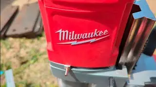 How to drill steel with The Milwaukee compact mag drill