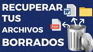 💻 RECUPERAR ARCHIVOS BORRADOS DELA PAPELERA DE RECICLAJE WINDOWS 10 USANDO TENORSHARE 4DDIG