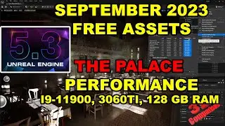 Unreal Engine 5.3 - Unreal Engine September 2023 Free Assets - The Palace