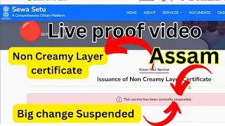Sewastu OBC NCL and MOBC NCL suspended/How to apply Online OBC NCL in Assam 2023/E district amtron