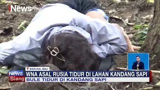 Diduga Mabuk Berat, WNA Asal Rusia Tidur di Kandang Sapi #iNewsSiang 05/02