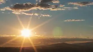 Landscape of mountains and sunset nocopyright   Free Stock Video