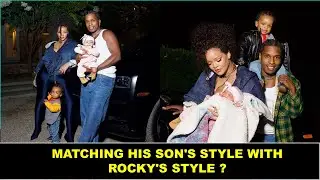 RIHANNA ADMITS SHE MATCHES HER SONS FASHIONS TO A$AP ROCKY’S STYLE ‼