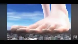 Giantess mmd Hibari stomp