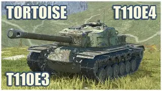 T110E3, T110E4 & Tortoise • WoT Blitz Gameplay