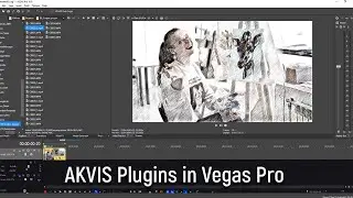 AKVIS Video Plugins in Vegas Pro - AKVIS Sketch Video Artistic