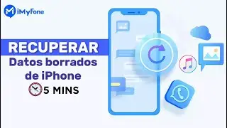 ⚡[iMyFone D-Back] ¡Recuperar datos iPhone en 5 Mins!