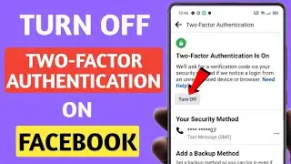 How To Turn Off Two Factor Authentication On Facebook