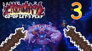 RAIDING AREA 51 - Terraria Calamity Mod Co-Op Playthrough - Terraria Episode 3