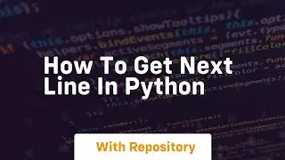 how to get next line in python