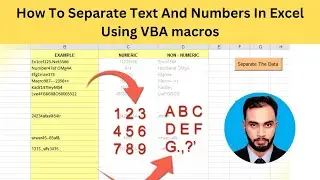 How To Separate Text And Numbers In Excel Using VBA Macros