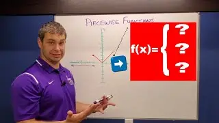 Write a Piecewise Function Given the Graph