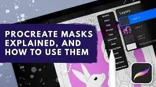 Procreate masks explained and how to use them: Alpha lock, clipping masks and layer masks