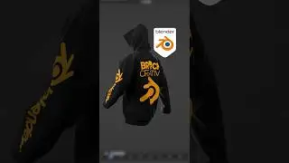 FREE Animated 3D Hoodie Mockup?! | #blendertutorial #blender3d