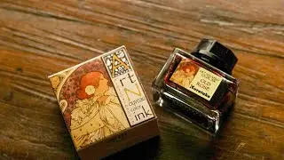 Kuretake Old Rose Art nouveau color ink full test