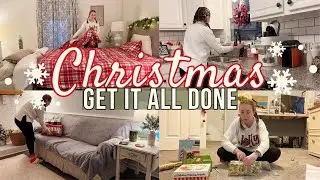 *NEW!* CHRISTMAS GET IT ALL DONE WITH ME | COOKING, CLEANING, WRAPPING + Q&A!