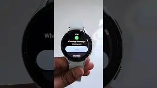 WhatsApp on Wear OS smartwatch 