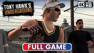 TONY HAWKS UNDERGROUND | Full Game (PC Gameplay 4K 60FPS)