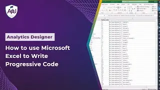 How to use Microsoft Excel to Write Progressive Code in SAP Analytics Cloud