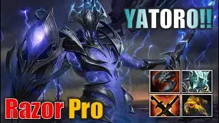 [4K] Razor by Yatoro - Dota 2 Gameplay - Learning with Playing