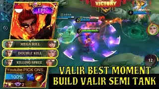 VALIR TANK!! VALIR TANK ANNOYING | BUILD TOP 1 GLOBAL VALIR - VALIR BEST BUILD 2022 ~ MOBILE LEGENDS