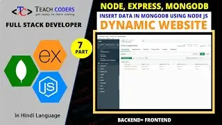 data add from dashboard  ||  insert data in mongodb using node js || Node mongodb Dynamic Website