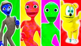 Alien Green VS Me Kemaste VS Dame tu cosita VS Gummy Bear VS Bad Santa Color dance challenge