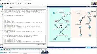 HSRP, Port Security, Static Routing, EIGRP