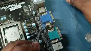 B360H5-M14 No signal from VGA port issue repair part 1