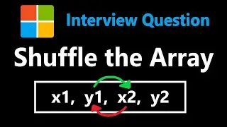 Shuffle the Array (Constant Space) - Leetcode 1470 - Python