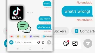 Problema de envío de mensajes de Tiktok | La cuenta con la que intentas contactar ha sido suspendida